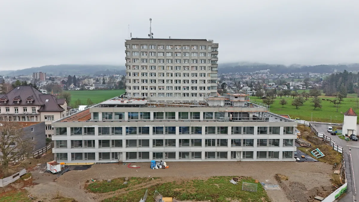 Baustand GZO Spital Wetzikon (März 2025).